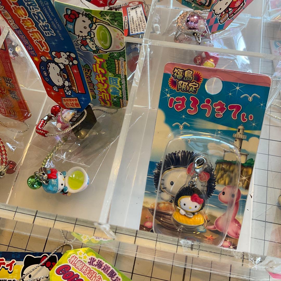 ハローキティ 90個 ご当地 キティ 根付 ストラップ まとめ売り - メルカリ