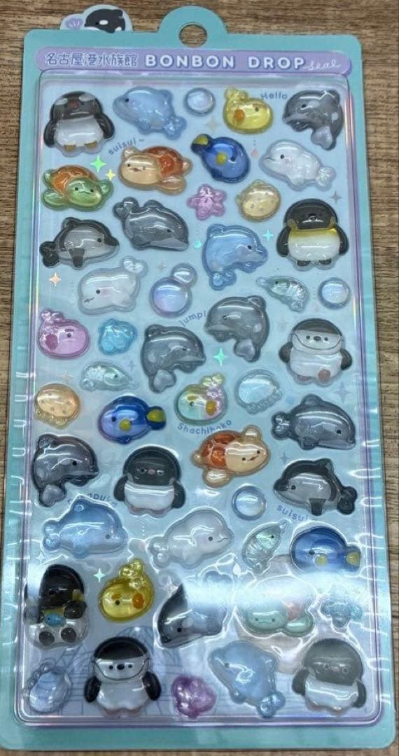 名古屋港水族館限定 ボンボンドロップシール - メルカリ