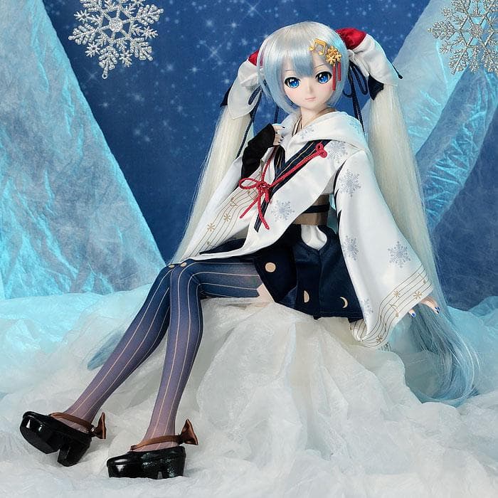 DD ドルフィードリーム用衣装 初音ミク 雪ミク タンチョウ巫女セット 欠品あり タンチョウ巫女」セット | ピアプロ × ドルフィードリーム | ボークス