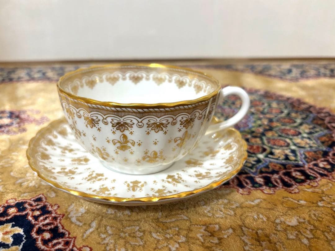 未使用] スポード/SPODE フランス王家の紋章 カップ＆ソーサー 6脚