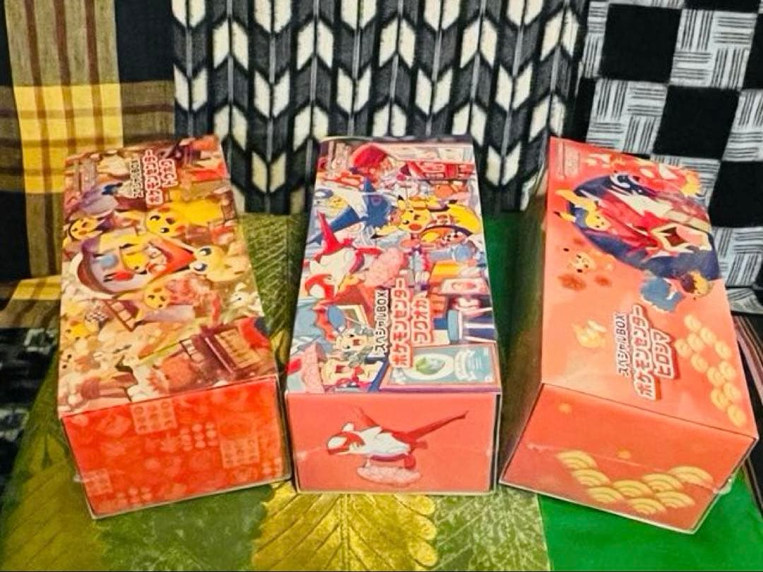 ポケモンセンター スペシャルbox フクオカ ヒロシマ トウホク コンプリート ポケカ』ポケセン各店のリニューアルを記念した「スペシャルBOX」3種
