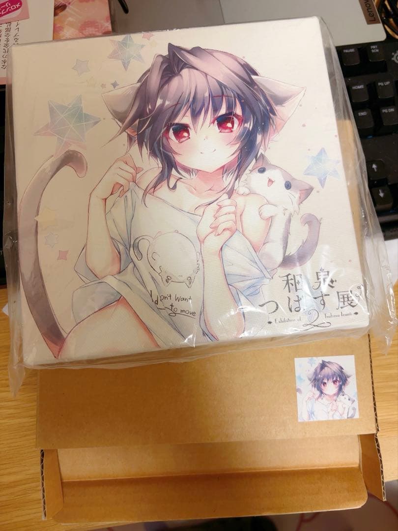 9nine ナイン 和泉つばす展 キャンバスアート 都 天 希亜 月のララ