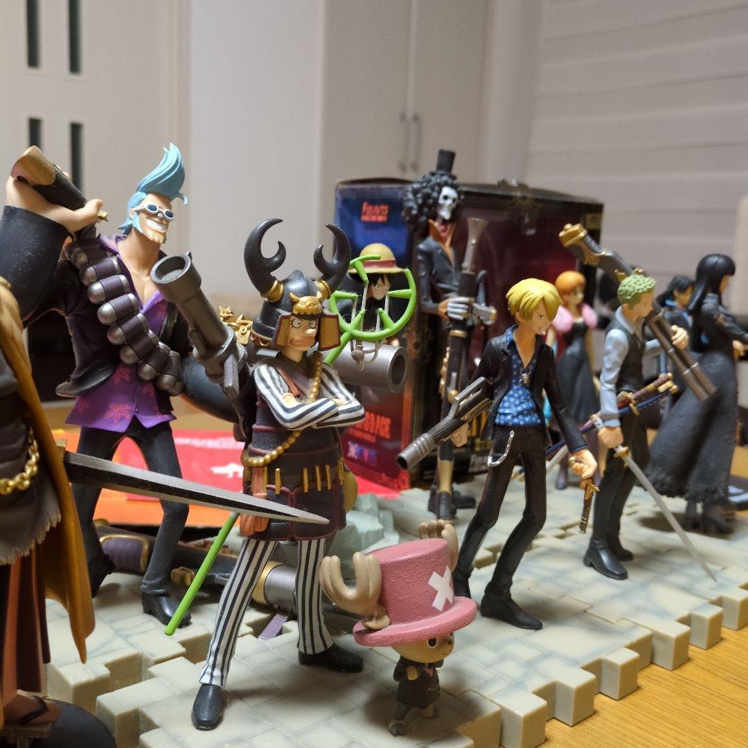 ストロングワールドセット　一番くじフルコンプ＋フィギュアーツゼロ、エース＋シキ フィギュアーツZERO ポートガス・D・エース(ストロングワールドVer