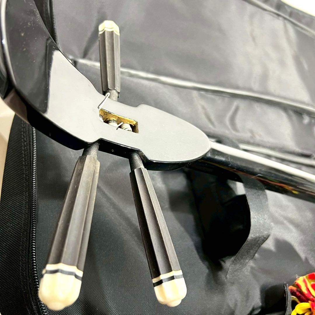 沖縄三線 三板 沖縄楽器セット 初心者 人工皮 ヘビ柄 和楽器 サンバ