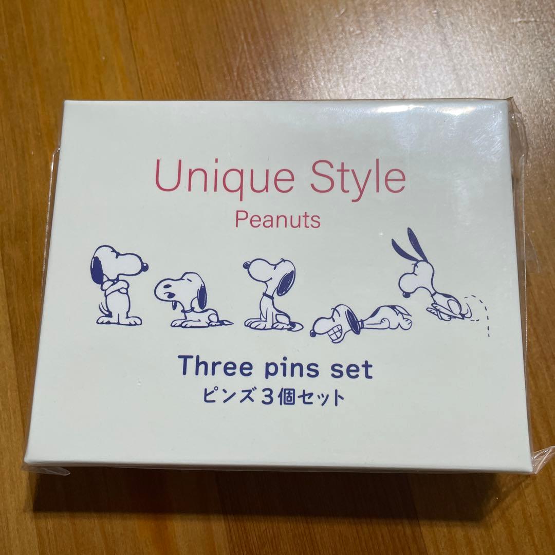 スヌーピー ピンズ3個セット ユニークスタイル 小物 SNOOPY - メルカリ