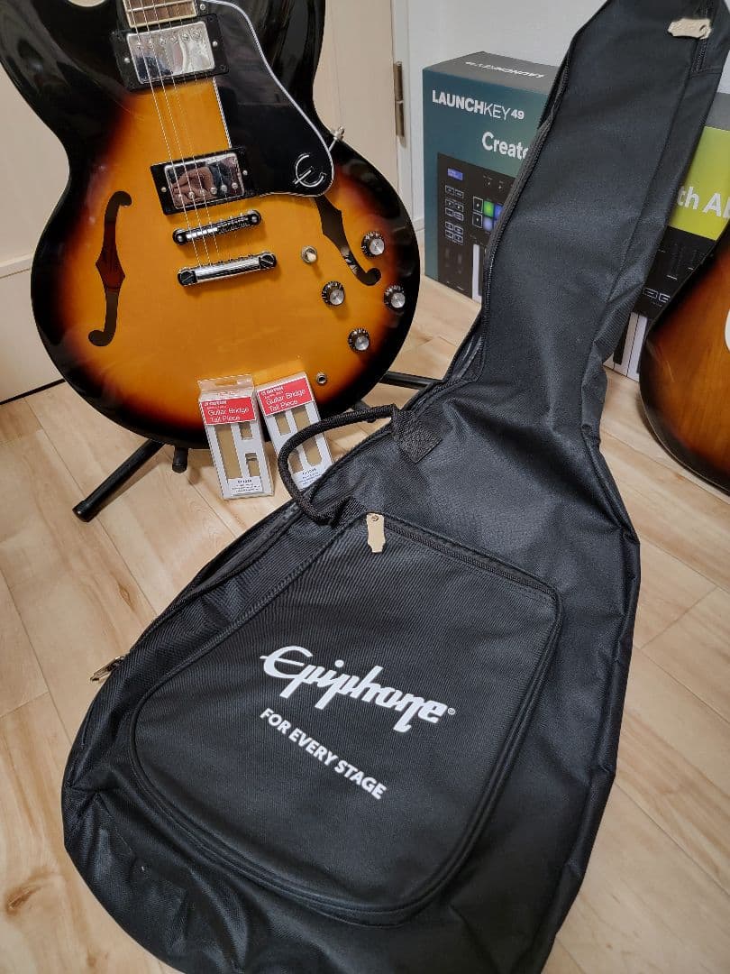 金曜日まで値段」Epiphone ES-335 IG サンバースト - メルカリ