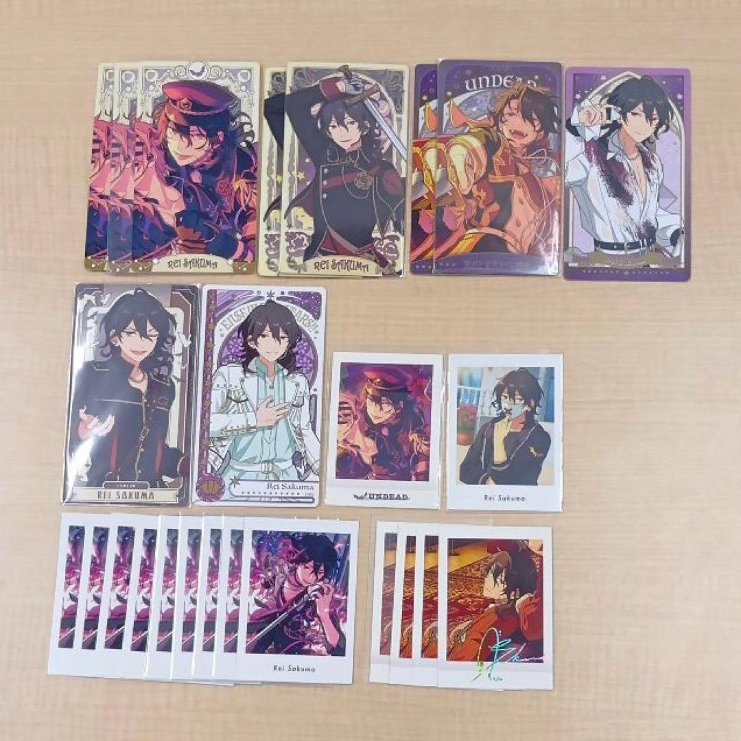 ➀あんスタ UNDEAD ぱしゃこれ 箔押し 紙類 ステッカーなど まとめ売り