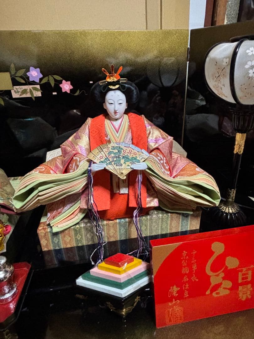 ルナ様専用※】【良縁】高級ひな人形セット 親王飾り 名作 百景 十二単