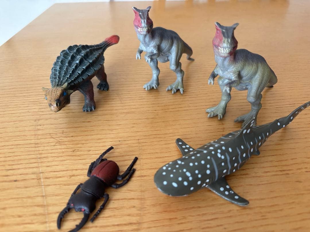 恐竜と海洋生物のフィギュアセット 5体 - メルカリ