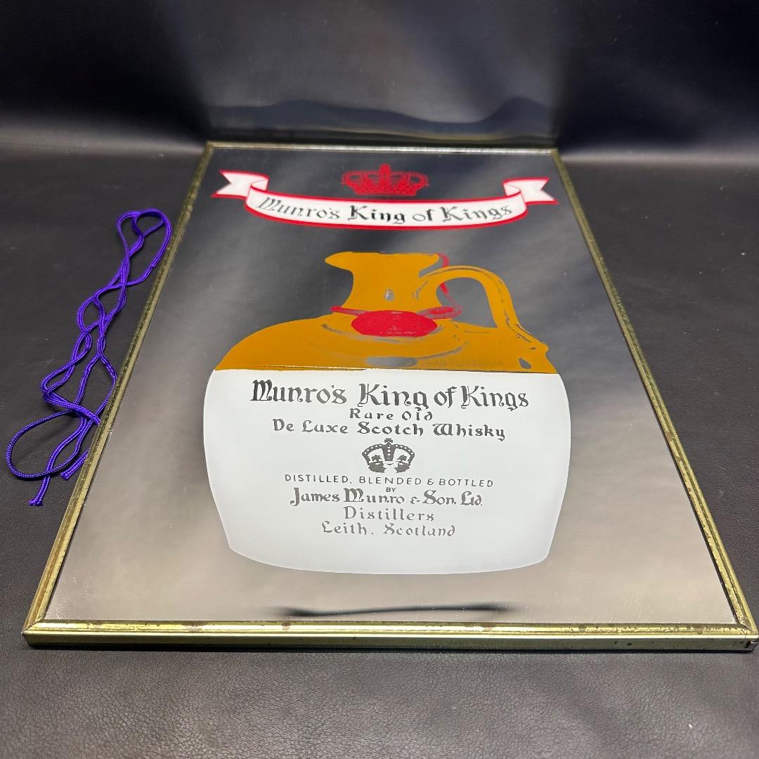 ♡J21005 ヴィンテージ パブミラー Munro's 壁掛け インテリア パブミラーの商品一覧 ｜ glow ANTIQUES