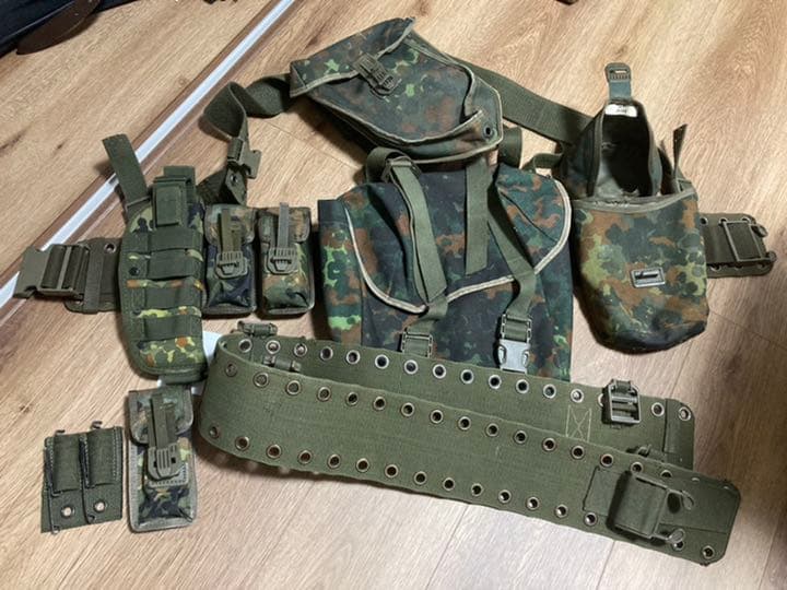 IDZベスト 実物 各種ポーチセット ドイツ連邦軍 ドイツ軍 G3 サバゲー