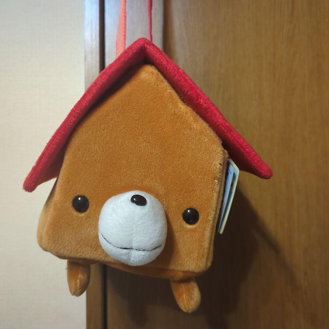 平成レトロ（赤）激レア・小屋犬・ぬいぐるみ・ショルダーバッグ©️SAN