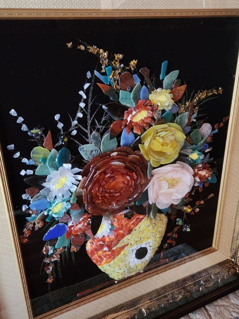 特大サイズ！ 宝石画、貴石画 - メルカリ