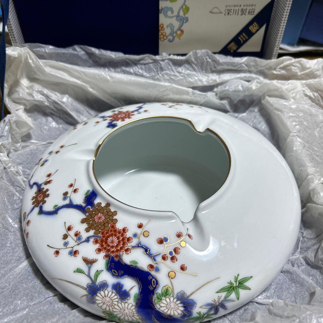 深川製磁 岩梅 7号灰皿 新品未使用 宮内庁御用達 - メルカリ