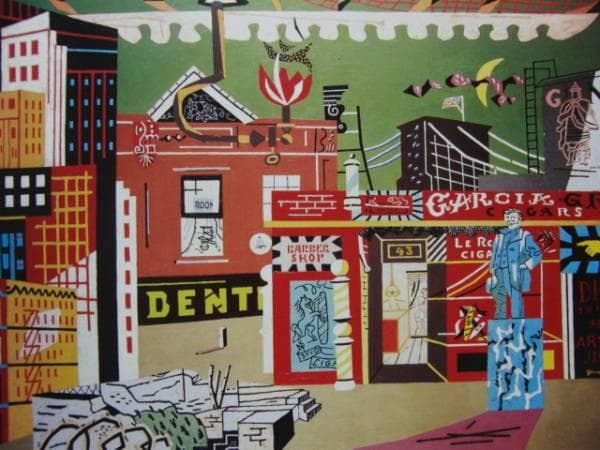 Davis、New York under Gaslight、希少画集画、新品額付