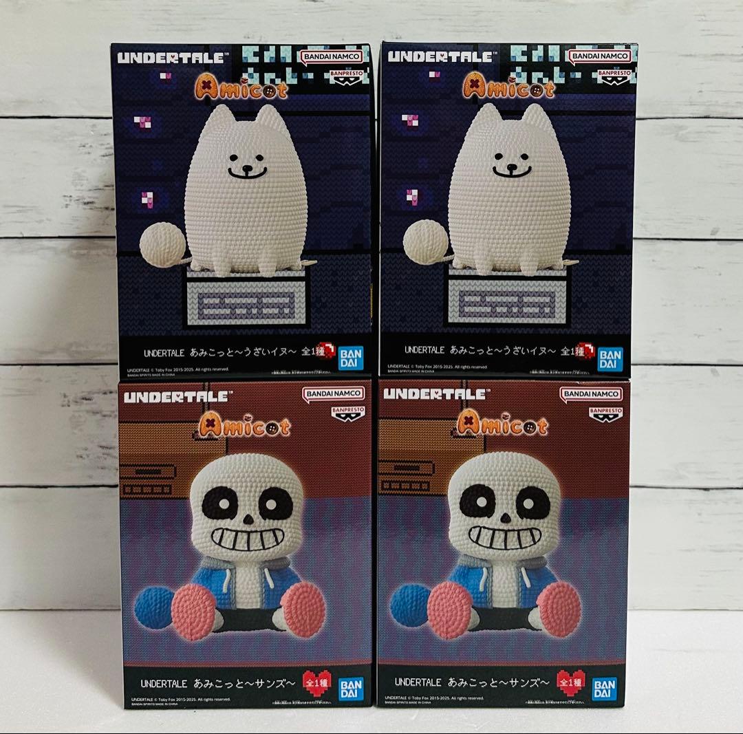 プライズ フィギュア undertale あみこっと 4点セット - メルカリ