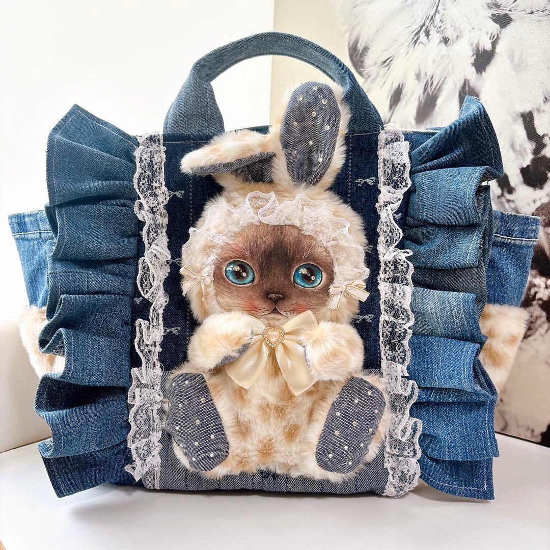 t*い様 コヤンイサムチョン トートバッグ クラウディちゃん ハンドメイド