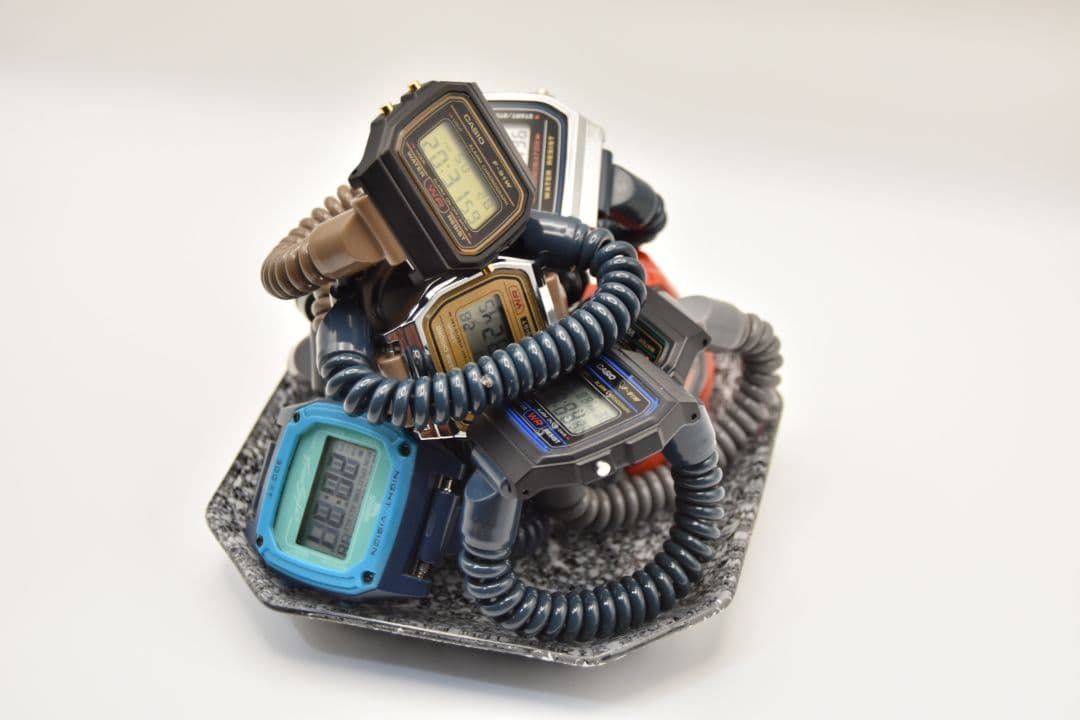 CASIO F-91WB ブラックサウナバンドカスタム - メルカリ