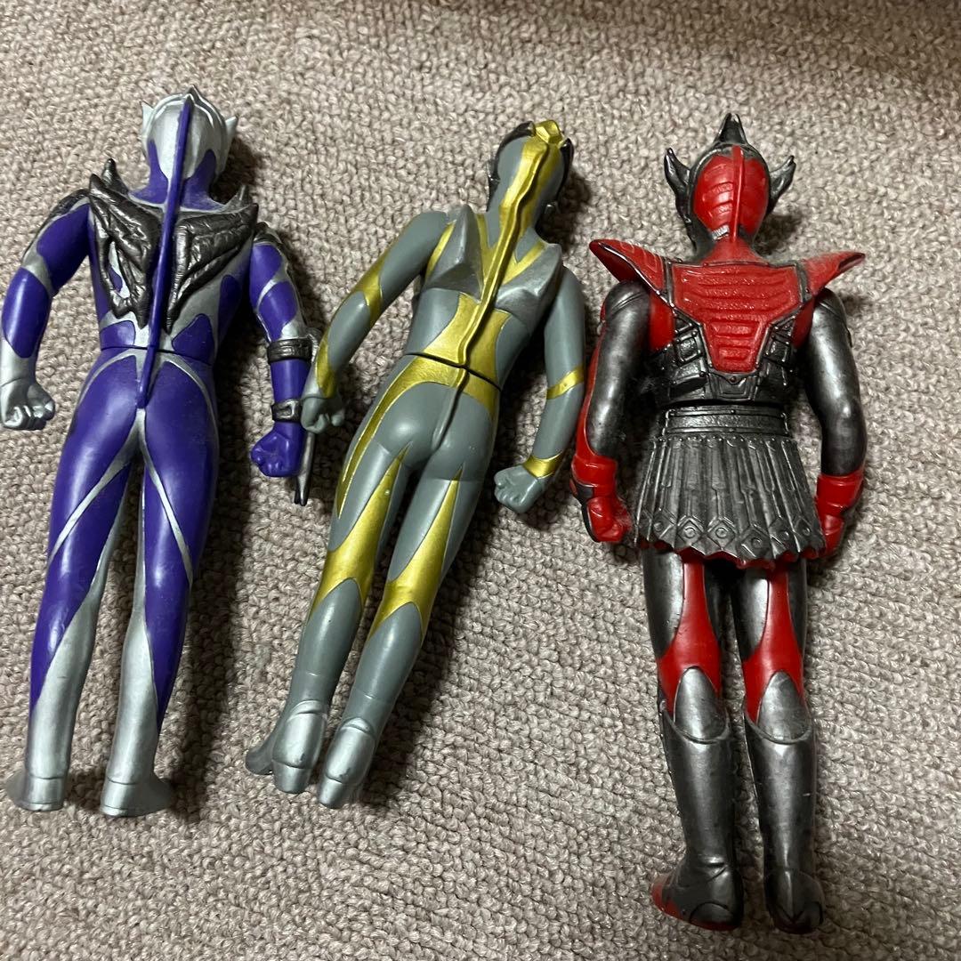 ウルトラマンティガ カミーラ ヒュドラ ダーラム 三体セット 廃盤 希少