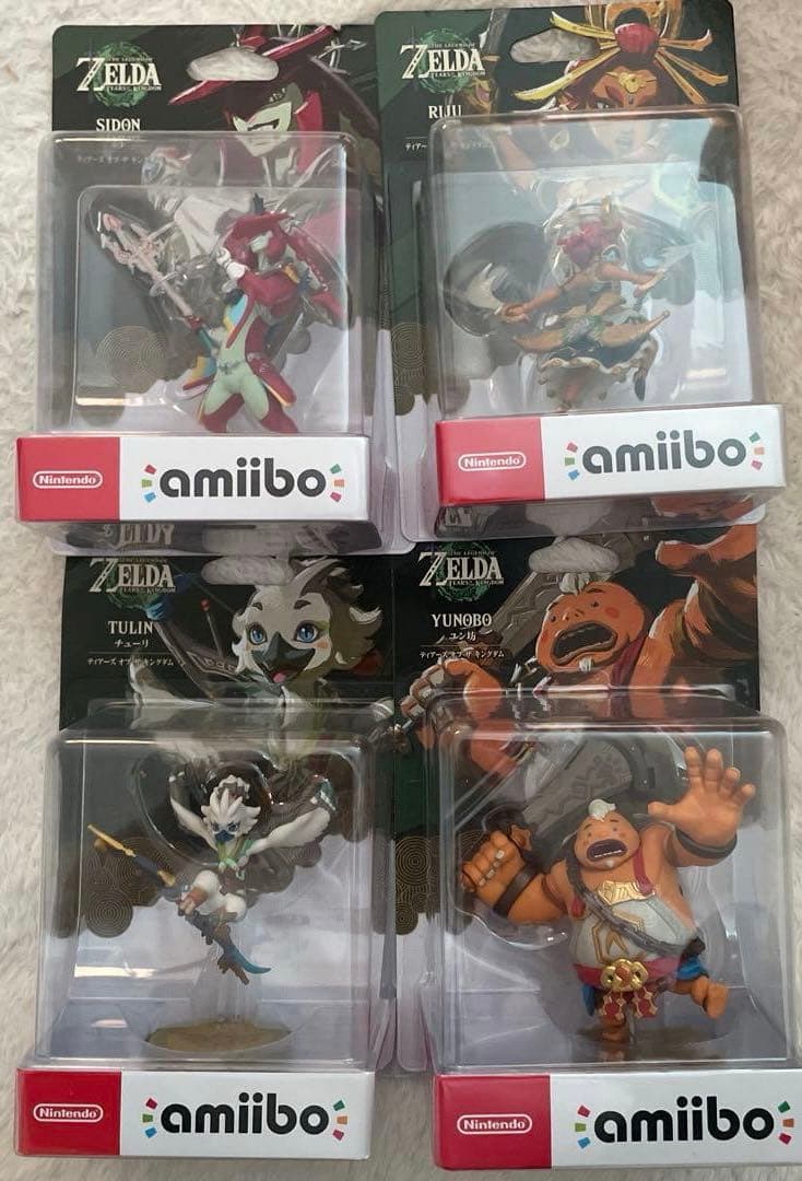 任天堂アミーボ ティアキン四体未開封セットゼルダの伝説 未開封】 ゼルダの伝説 amiibo セット 4賢者 ティアキン - メルカリ