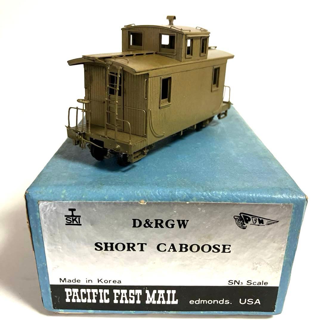PFM  Sn3  D&RGW SHORT CABOOSE 完成品 On3 D&RGW/RGS Short Caboose Kit - San Juan Car Company