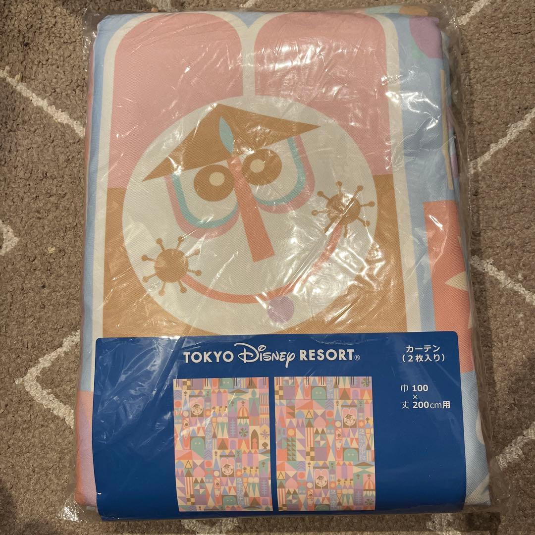 東京ディズニーリゾート カーテン 100×200cm イッツアスモールワールド Amazon｜ディズニー カーテン〈100×200 2枚〉イッツアスモールワールド
