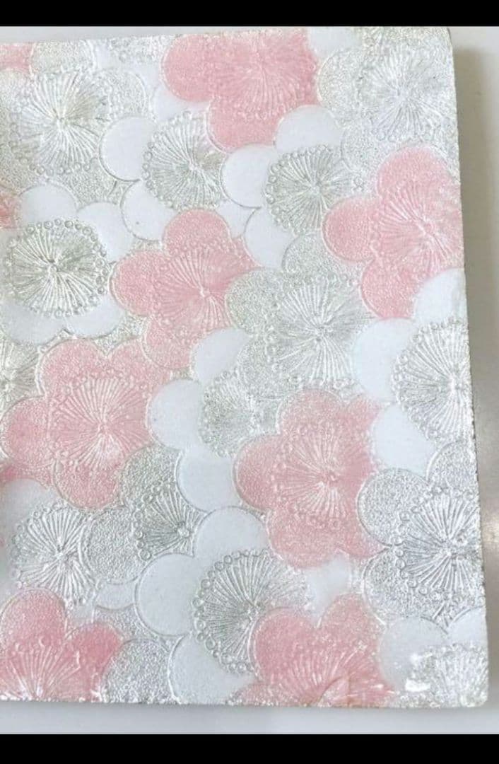 ☆超希少伝統工芸品☆ 七宝焼銘々皿 錦雲軒 稲葉 紅白梅柄角皿 3枚