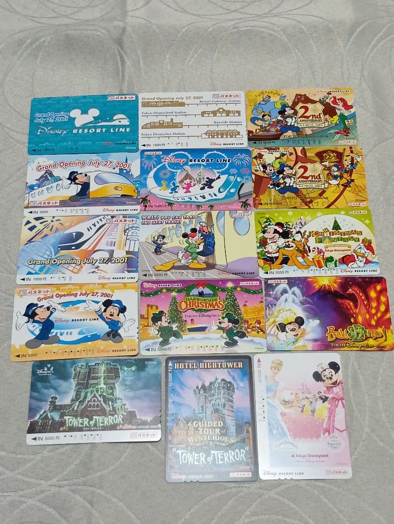 ディズニーリゾートライン　パスネット　使用済　15枚　フリーきっぷ ディズニーリゾートライン パスネット 使用済 15枚 フリーきっぷ