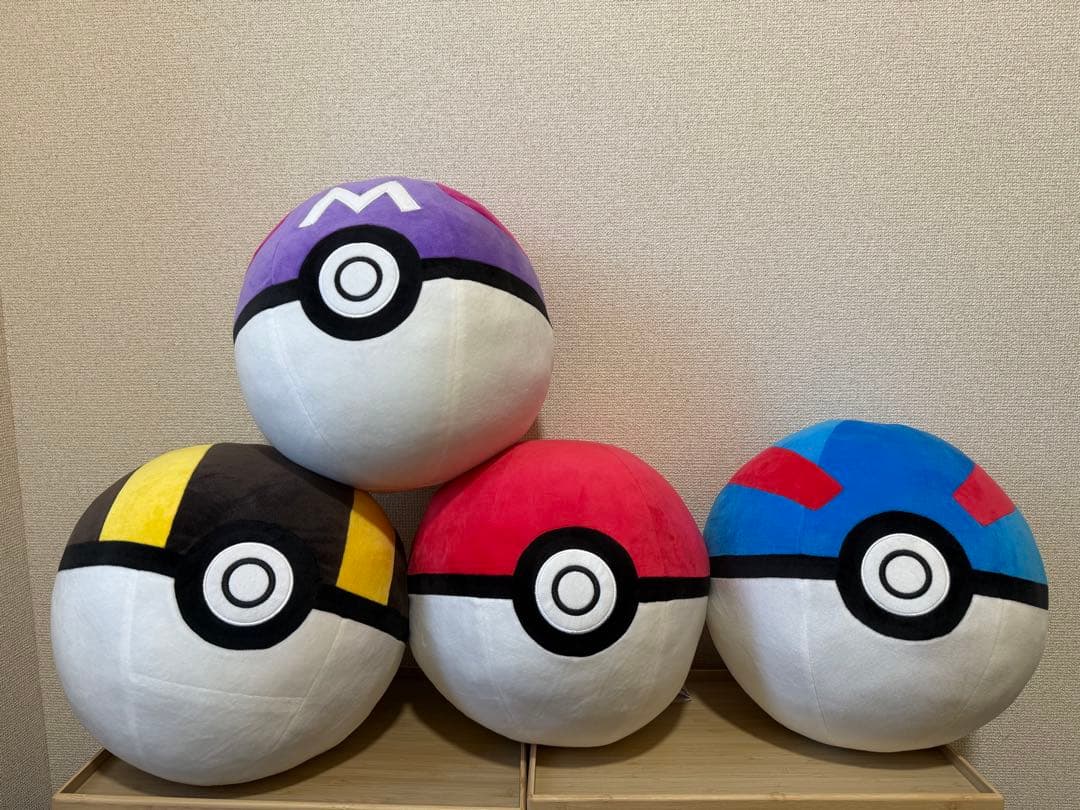 ポケモンめちゃもふぐっとぬいぐるみ モンスターボール マスターボール