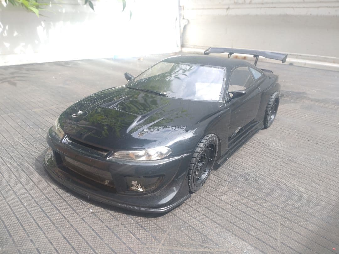 日産　s15 シルビア　ラジコン　ドリラジ　1/10 ボディ Amazon.co.jp: 未塗装 シルビア S15 1 10ドリラジ ドリフト ラジコン