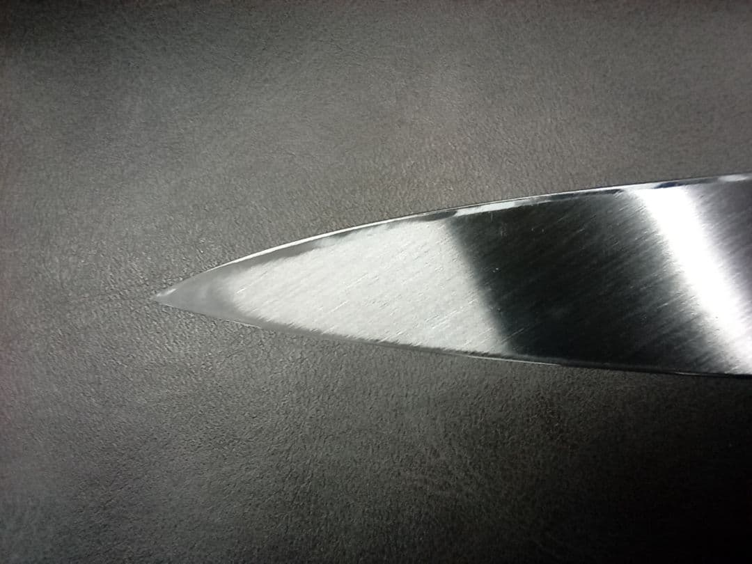 値下げ】将之作 柳刃包丁 24cm 本霞研 水牛柄