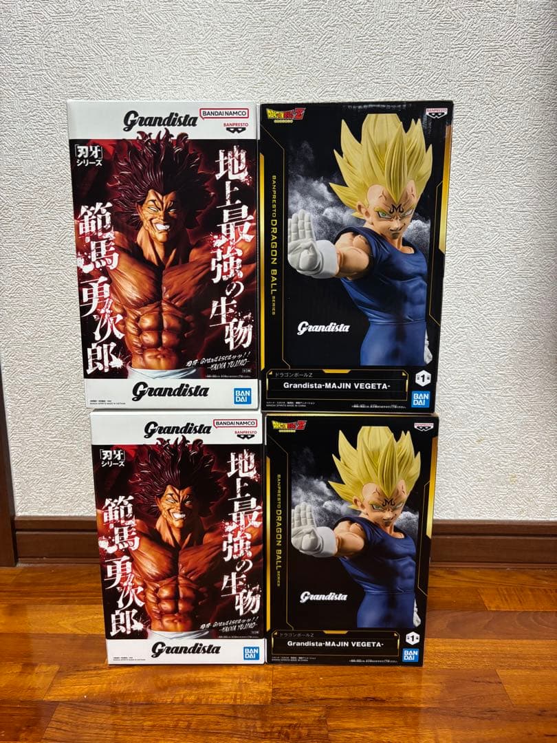 グランディスタ 範馬勇次郎、魔人ベジータ4点セット | Shop at Mercari