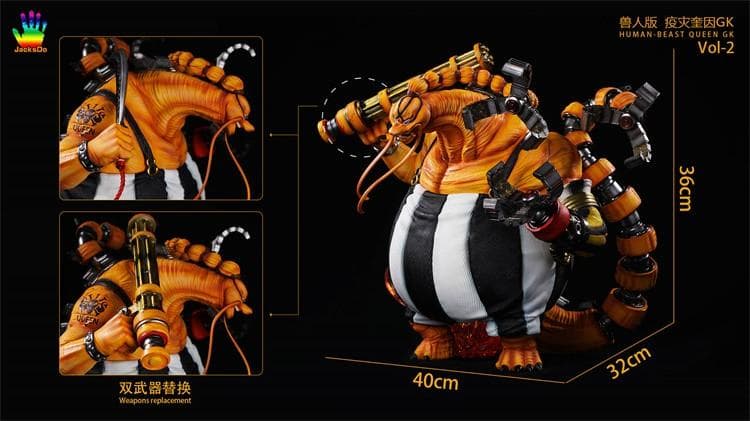 ワンピース 人獣型 クイーン フィギュア 塗装済み完成品 ガレージ