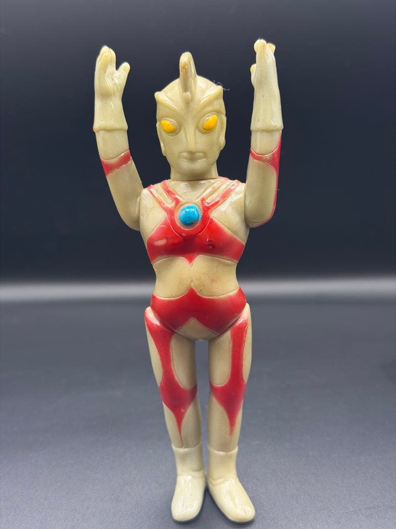 激レア】当時物 マルサン ウルトラマンエース ミドルソフビ 14cm 希少