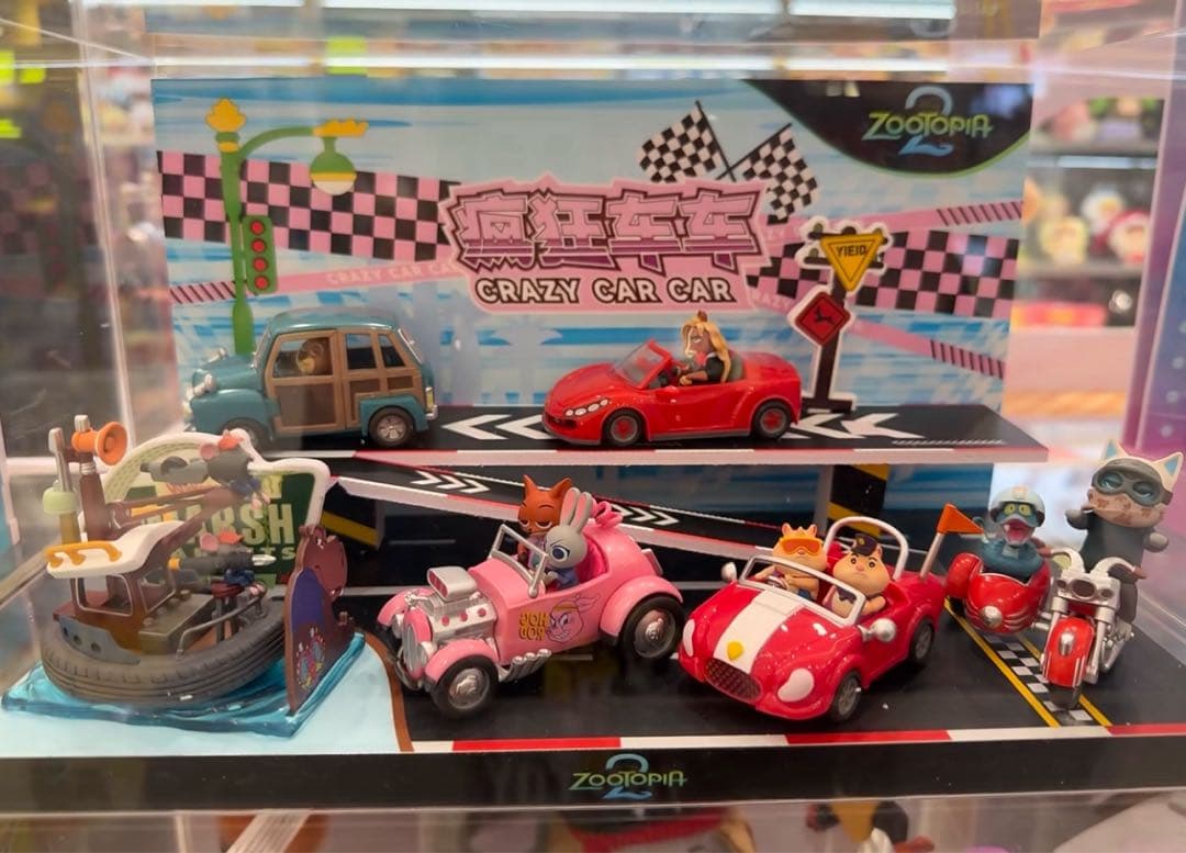 新品未使用】ズートピア2 クレイジーカー ミニカー コンプリートセット
