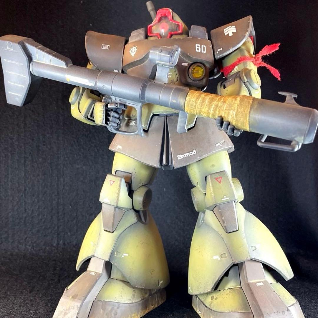 1/100MGリックドム エアブラシ全塗装完成品 - メルカリ