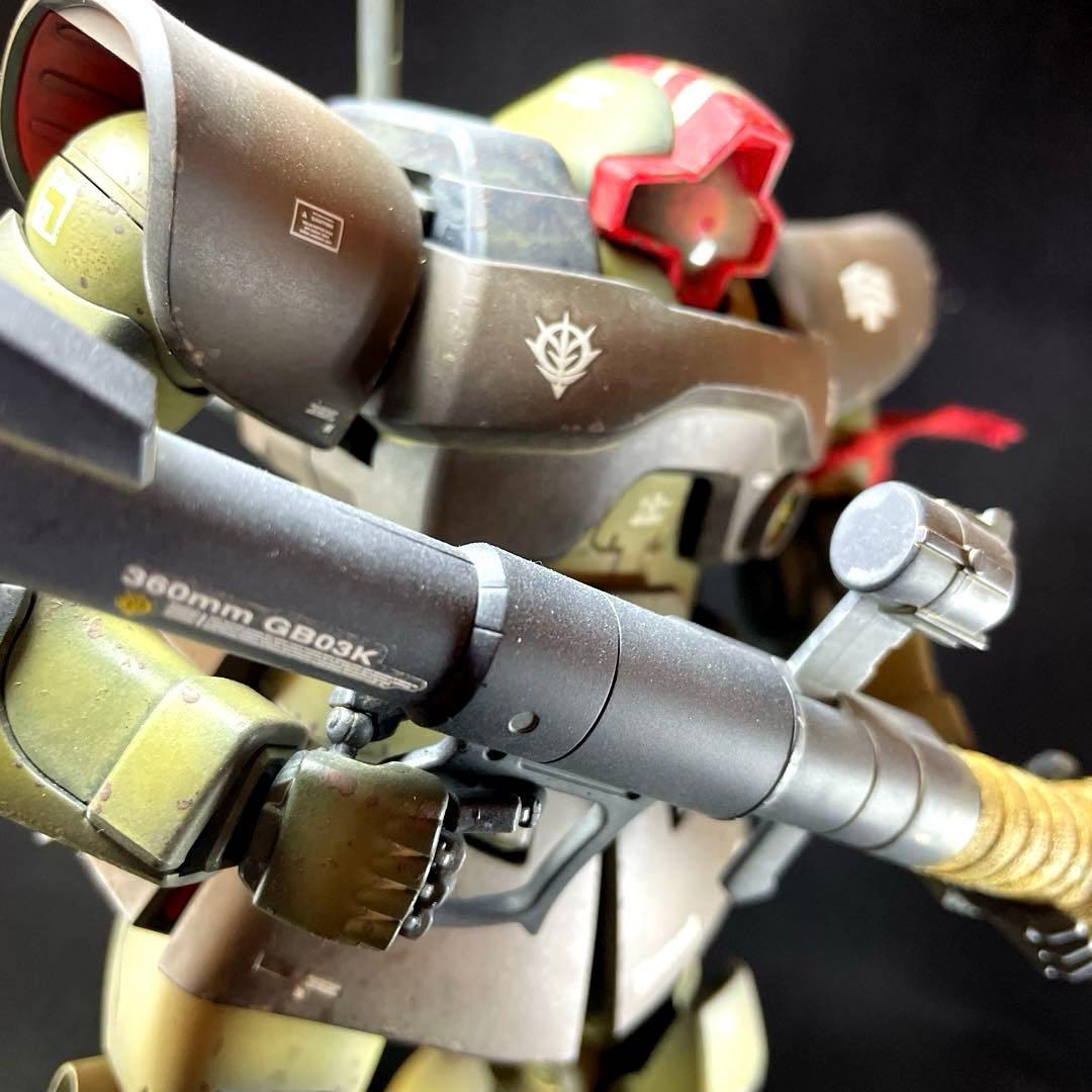 1/100MGリックドム エアブラシ全塗装完成品 - メルカリ