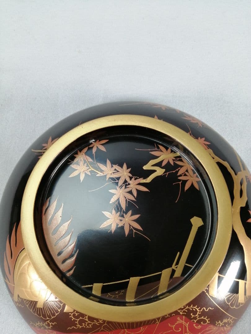 茶事道具】紅葉と火炎太鼓図 汁椀 5客組 懐石道具371 - メルカリ