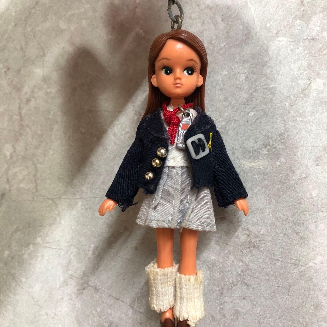 激レア！女子高生リカちゃん 制服 ギャル フィギュア キーホルダー
