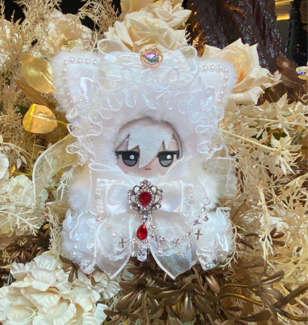 ぬい服 10cm ちびぐるみ おすわりお姫様ホワイトデー ウェディング