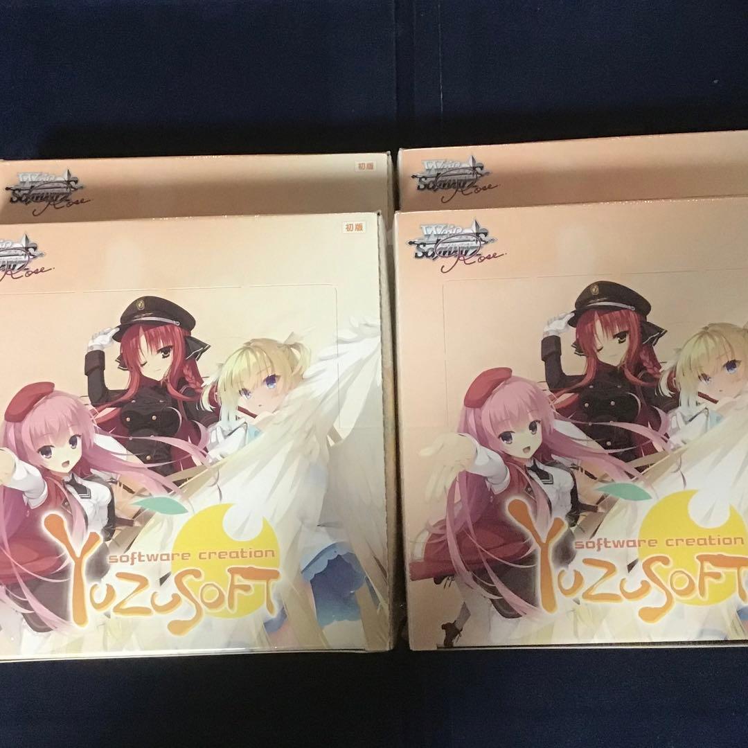 ヴァイスシュヴァルツロゼ ゆずソフト BP 新品 未開封　4BOX 新品ボックス]ヴァイスシュヴァルツロゼ ブースターパック『ゆずソフト