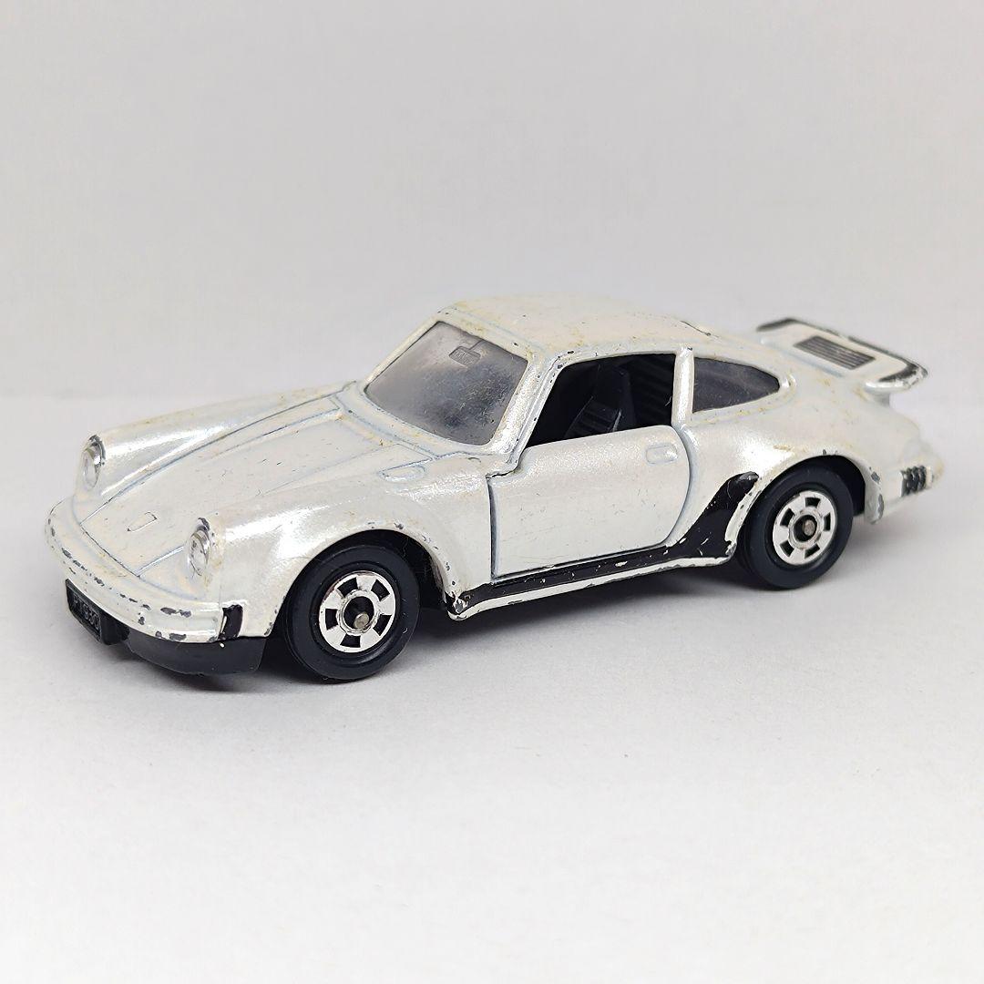 トミカ ポルシェ 930ターボ 白メタ レアカラー仕様 日本製 ルース 当時
