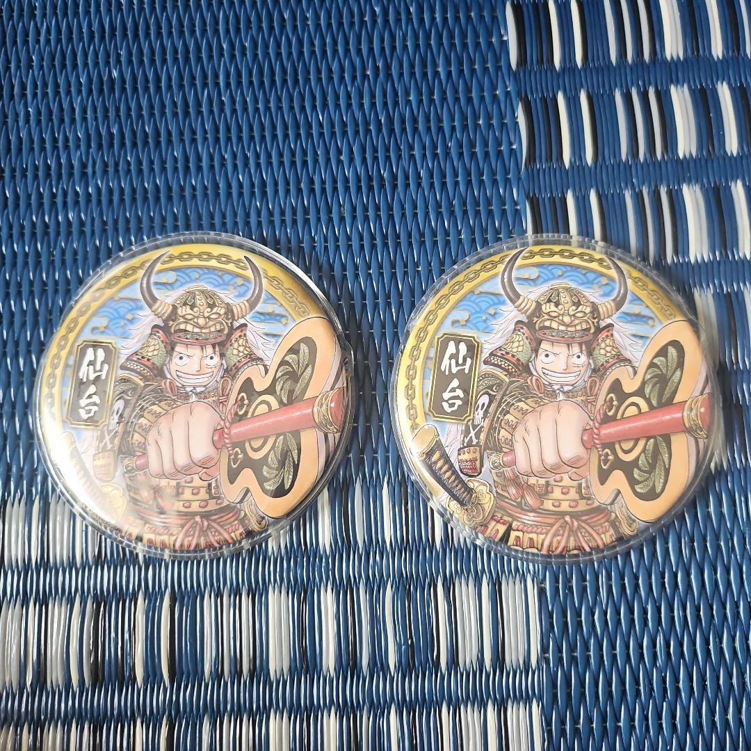 ワンピース　ルフィ　仙台限定　缶バッチ　企画展　Hello ONE PIECE』コレクション缶バッジ“HEROES” 【モンキー