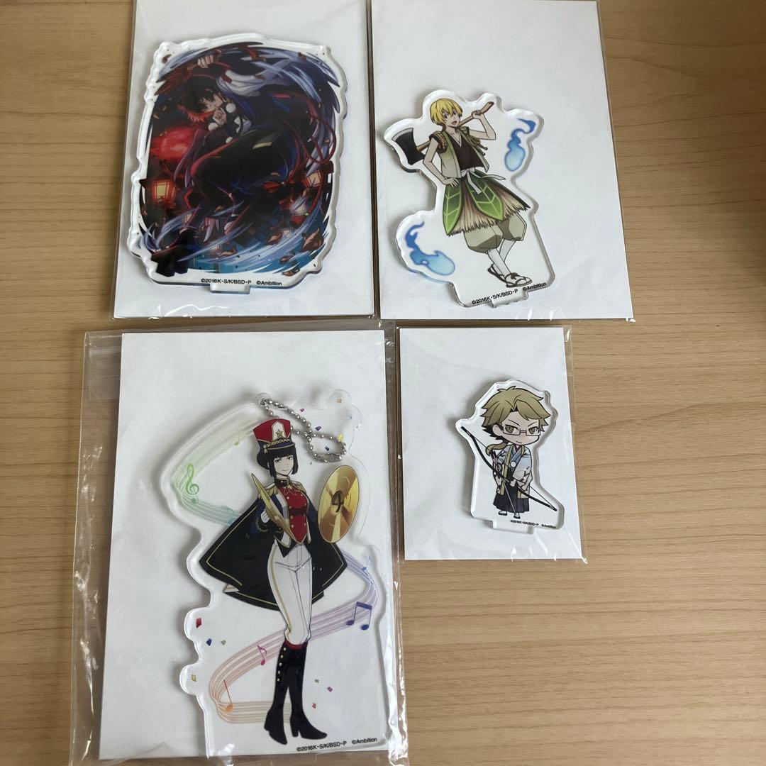 文豪ストレイドッグス コラボカフェ本舗 アクスタ 太宰治 宮沢 与謝野