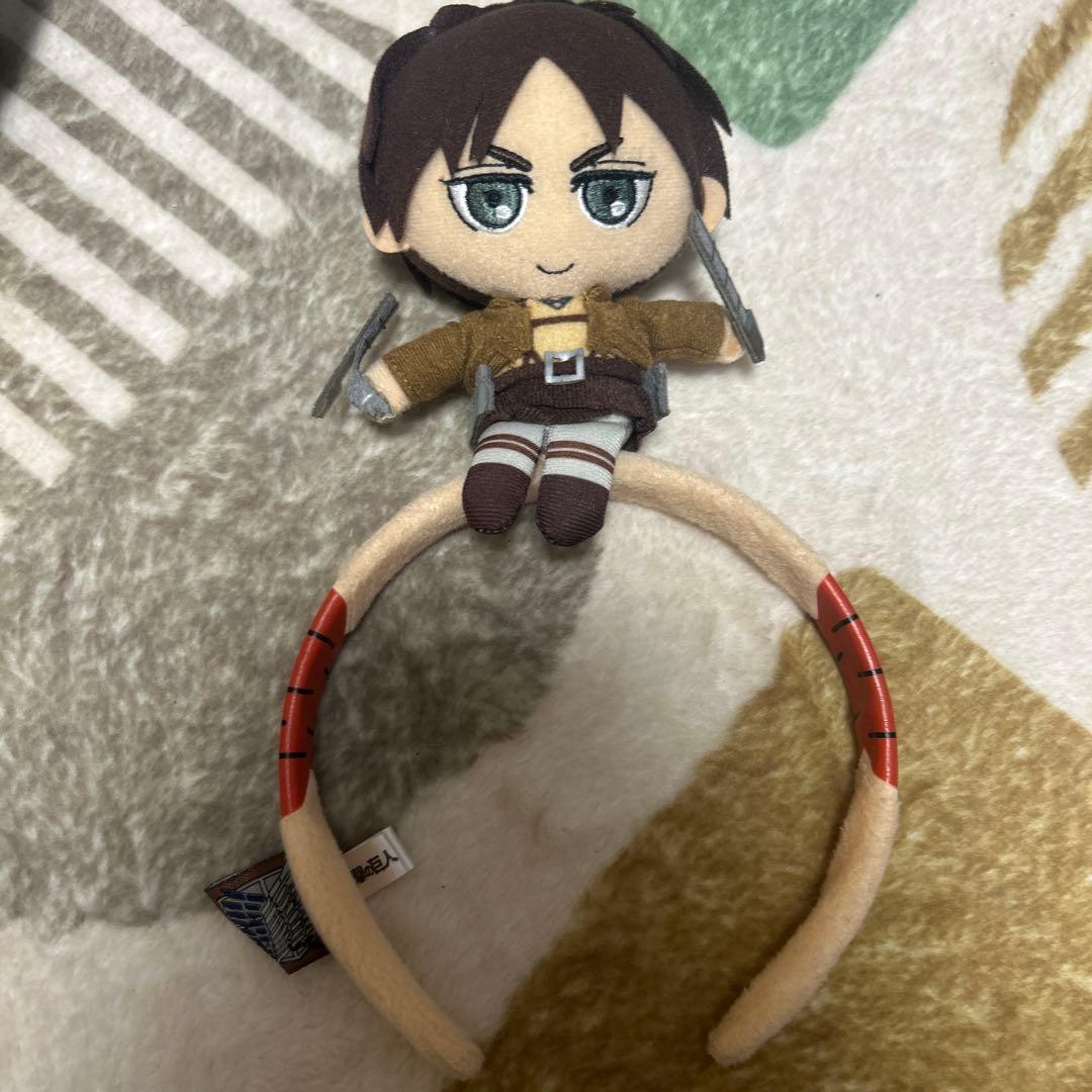進撃の巨人 エレン ぬいぐるみカチューシャ - メルカリ
