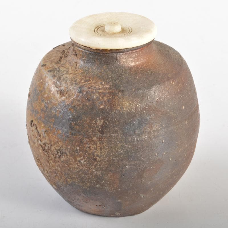 茶道具 備前焼 竹子窯 西川政美作 茶入 仕覆付 共箱 V R6651 - メルカリ