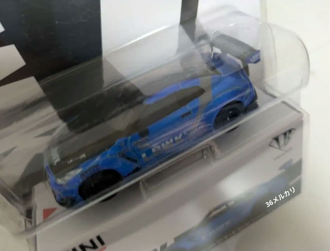 MINI GT LBWK Nissan GT-R R35 青 - メルカリ