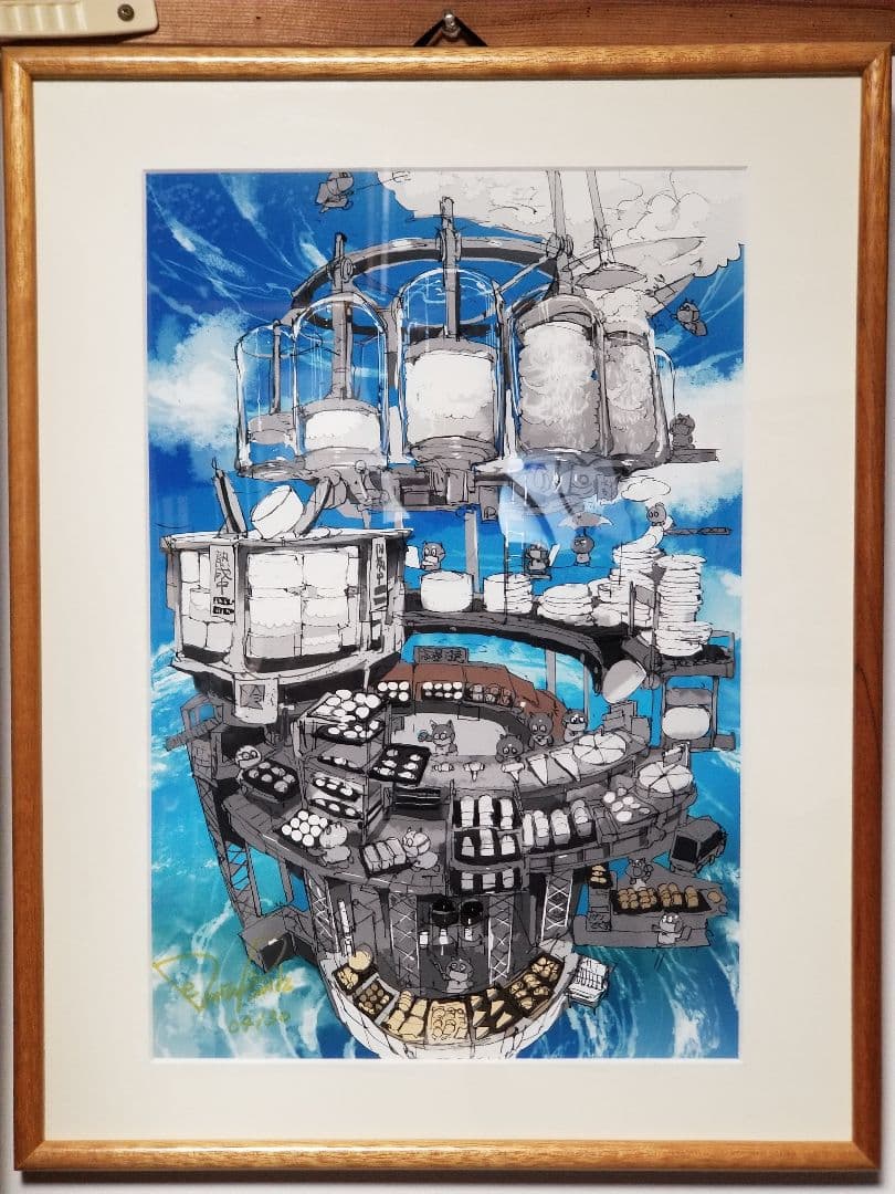 限定品】出水ぽすか 直筆サイン＆シリアルナンバー入り複製原画＋