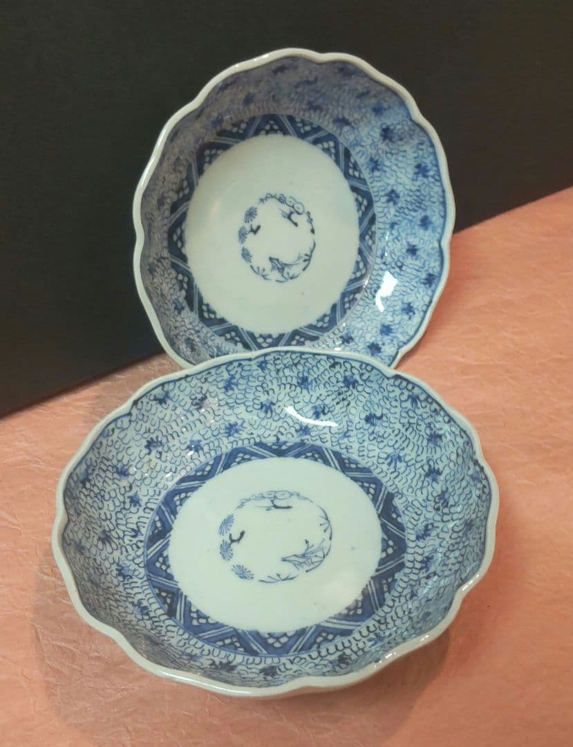 511*Z215)*陶芸 古伊万里 小皿 2枚組 骨董 茶道具 有田焼 - メルカリ