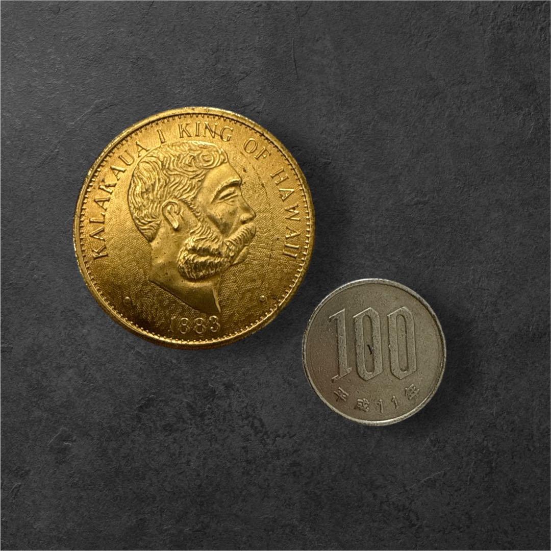 ハワイ王国 カラカウア王1ドル銀貨(1883年) - メルカリ